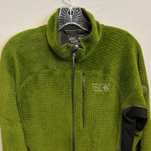 Mountain Hardwear Green Fleece Jacket with Black Details - Picture 3 of 4